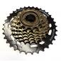 Preview: Freewheel-cog set 7 fold 13-28 teeth Steel black