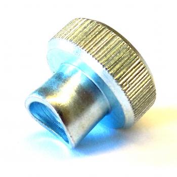 Knurled nut for brake rod