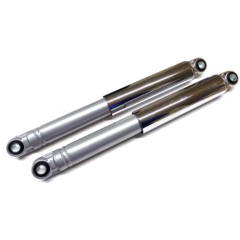 Shock absorber set 310 mm, chrome-plated / grey