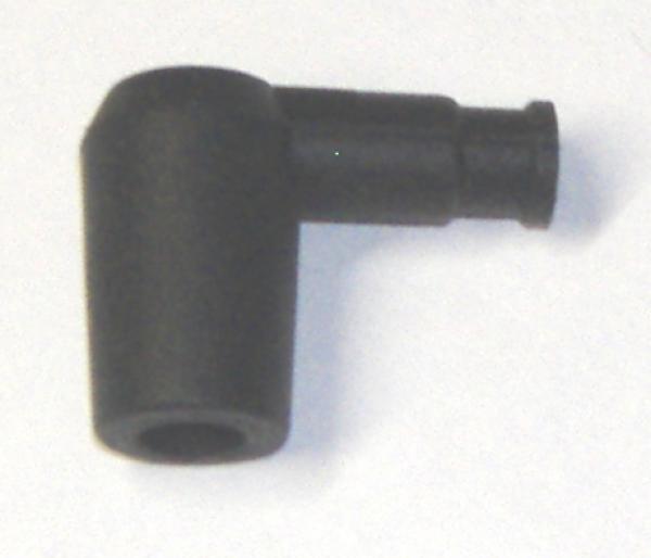 Spark plug resistor cover, silicone, black