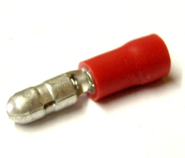 Rundstecker 1,5 mm² rot