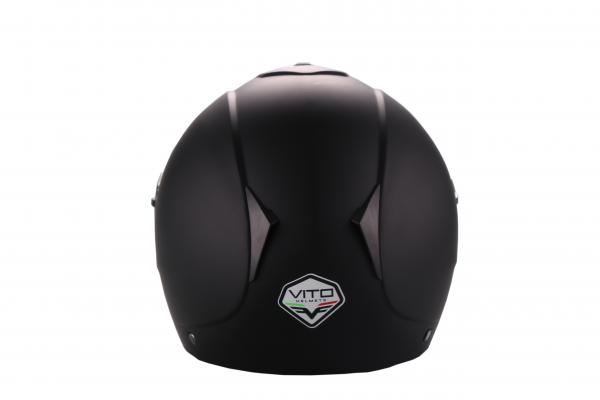 Open face helmet Vito Palermo, matt black, Size S