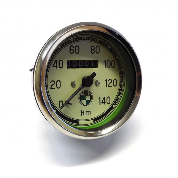 Speedometer ø 80 mm / 140 km/h, PUCH