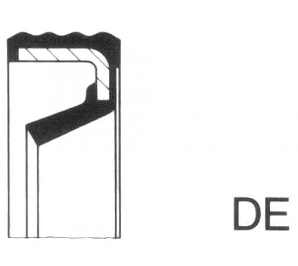 Wellendichtring 20 x 26 x 4 DE