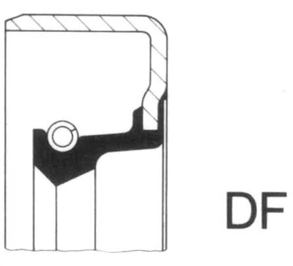 Shaft seal 17 x 33 x 7 DF